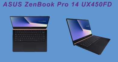 ASUS ZenBook Pro 14 UX450FD Asus Laptop