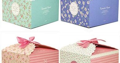 Chilly Gift Boxes, Set of 12 Decorative Treats Boxes, Cake, Cookies, Goodies, Candy and Handmade Bath Bombs Shower Soaps Gift Boxes for Christmas, Birthdays, Holidays, Weddings (Flower Patterned)