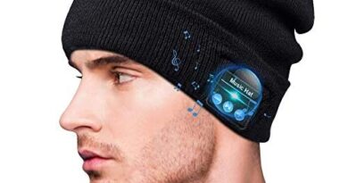 HIGHEVER Bluetooth Beanie,Bluetooth 5.0 Beanie hat with Detachable Built-in Mic and HD Stereo Speakers for Music Lover Unique Unisex Gifts for Men/Women/Teens/Boys/Girls