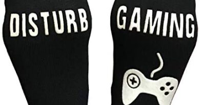 Novelty Cotton Socks Do Not Disturb Socks Funny Gifts for Men Women Gamers