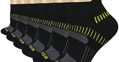 BERING Women's Performance Athletic Running Socks (6 Pair Pack)