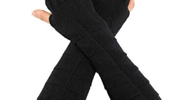 Christmas Decoration Hot Sale!!Kacowpper Women Winter Wrist Arm Warmer Solid Knitted Long Fingerless Gloves Mitten
