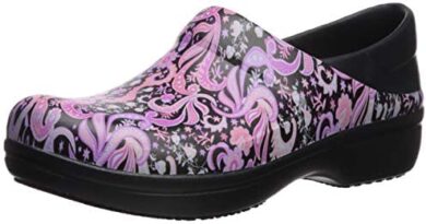 Crocs Women's Neria Pro II Embellished Clog | Slip Resistant Work Shoes