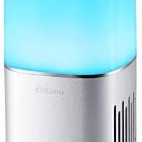 DiKaou Bedside Lamp with Bluetooth Speaker, Dimmable Table Lamp & Bedroom Decor Mood Light with Color Changing ,TWS Supported，Best Gift for Men Women Teens Kids Children Sleeping Aid