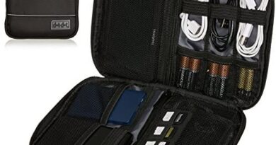 Electronics Organizer Travel Case - Travel Tech Accessory Organizer