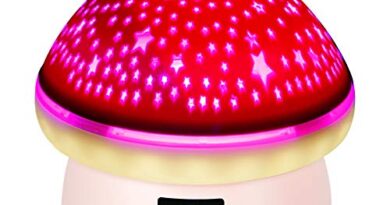 GoLine Toys for 2 3 4 5 6 7 8 Year Old Girl Gifts Christmas Birthday, Star Projector Night Light for Kids Toddler, Starry Light Projector with Remote & Timer, Mushroom Starlight Projector (Pink)