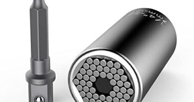KUSONKEY Professional 7mm-19mm Universal Socket Tool Sets with Power Drill Adapter Christmas Gift for Men, DIY Handyman, Father/Dad, Husband, Boyfriend, Him, Women