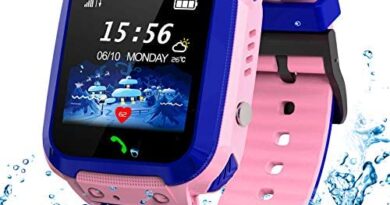 Kids Smart Watches Phone, SZBXD GPS Tracker Touch Screen Flashlight SOS Camera Clock Voice Chat Smartwatch - Boys Girls Christmas Birthday Gift (Pink)