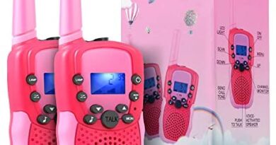 Kids Walkies Talkies for Girls Age 3-8,OMWay Outdoor Toys for Girls Toddlers,2 Way Radio Walkie Talkies,3-12 Year Old Girls Christmas Birthday Gifts.