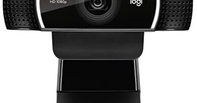 Logitech 960-001176 C922x Pro Stream Webcam – Full 1080p HD Camera