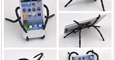 Rienar Universal Multi-Function Portable Spider Flexible Grip Holder for Smartphones and Tablets