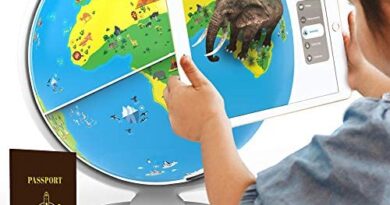 Shifu Orboot (App Based): Augmented Reality Interactive Globe For Kids, Stem Toy For Boys & Girls Ages 4+ Educational Toy Gift (No Borders, No Names On Globe)