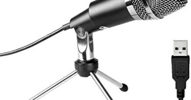 USB Microphone,Fifine Plug &Play Home Studio USB Condenser Microphone for Skype, Recordings for YouTube, Google Voice Search, Games(Windows/Mac)-K668