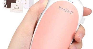 YeeWell Rechargeable Hand Warmer, 5200mAh Electric Portable Pocket Hand Warmer, Upgraded Quick Heating Double-Sided USB Hand Warmer, Ideal Winter Gifts for Women, Men